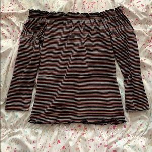 Off the shoulder shirt